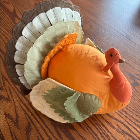 Thanksgiving Turkey Table Hallmark Decoration Plush Centerpiece Harvest - Picture 2 of 9